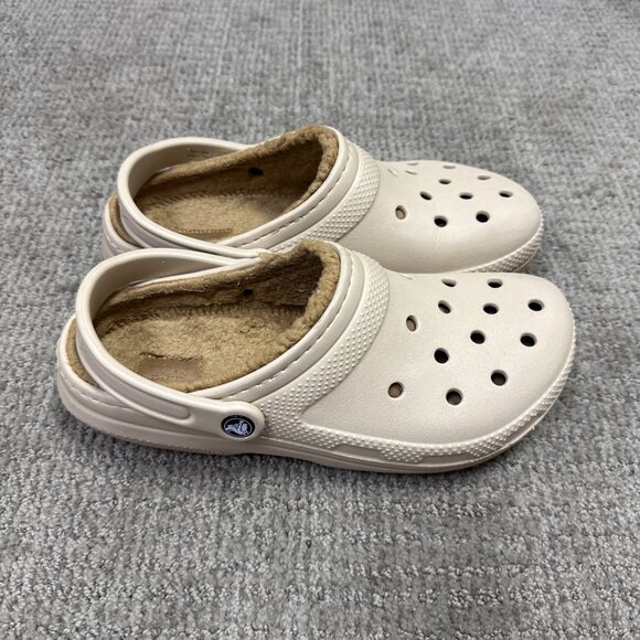 Crocs Slip On Shoes Beige Women’s Size 10 - Picture 1 of 9